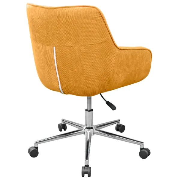 Fotoliu de birou DecoPrim 21105A-F Velvet/ Mustard photo 4 Fotoliu de birou DecoPrim 21105A-F Velvet/ Mustard photo 4