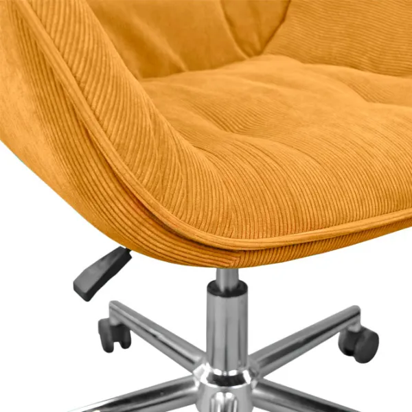 Fotoliu de birou DecoPrim 21105A-F Velvet/ Mustard photo 6 Fotoliu de birou DecoPrim 21105A-F Velvet/ Mustard photo 6