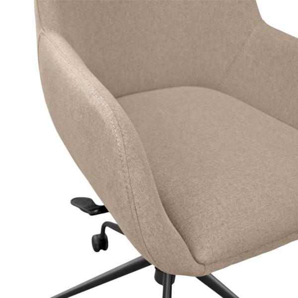 Fotoliu de birou DecoPrim 21107A-F Stofă/ Cappucino photo 5 Fotoliu de birou DecoPrim 21107A-F Stofă/ Cappucino photo 5