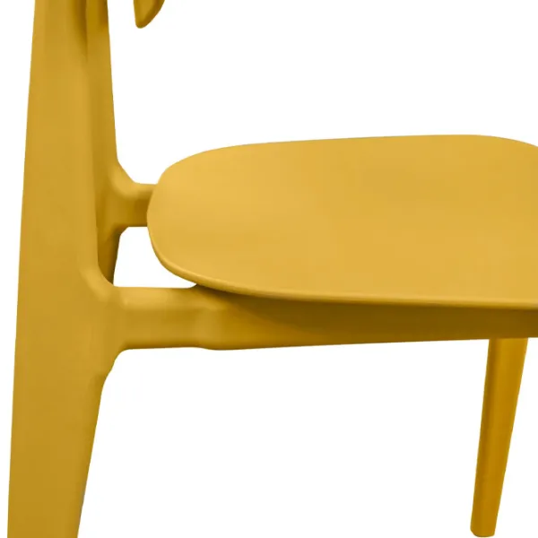 Scaun de grădină DecoPrim Vitality 86F Polipropilenă/ Polipropilenă/ Yellow photo 6
