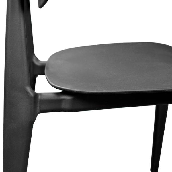 Scaun de grădină DecoPrim Vitality 86F Polipropilenă/ Polipropilenă/ Black photo 6