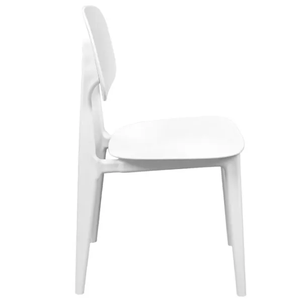 Scaun de grădină DecoPrim Vitality 86F Polipropilenă/ Polipropilenă/ White photo 3