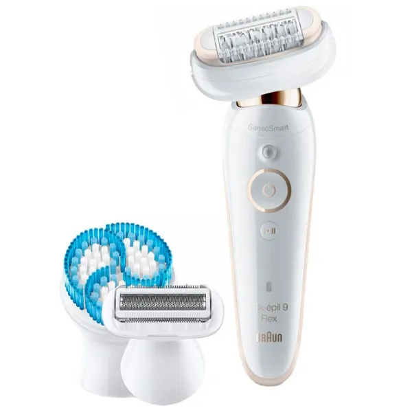 Эпилятор Braun 9010 Silk-epil 9 Flex Сухая/ Влажная/ Белый photo 2