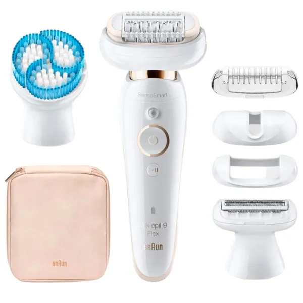 Эпилятор Braun 9010 Silk-epil 9 Flex Сухая/ Влажная/ Белый photo 3