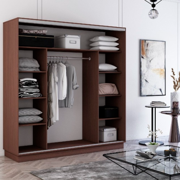 Dulap cupe Mobildor-Lux Fox 2300 2226 230 x 60 x 220 / PAL / Wenghe photo 2 Dulap cupe Mobildor-Lux Fox 2300 2226 230 x 60 x 220 / PAL / Wenghe photo 2