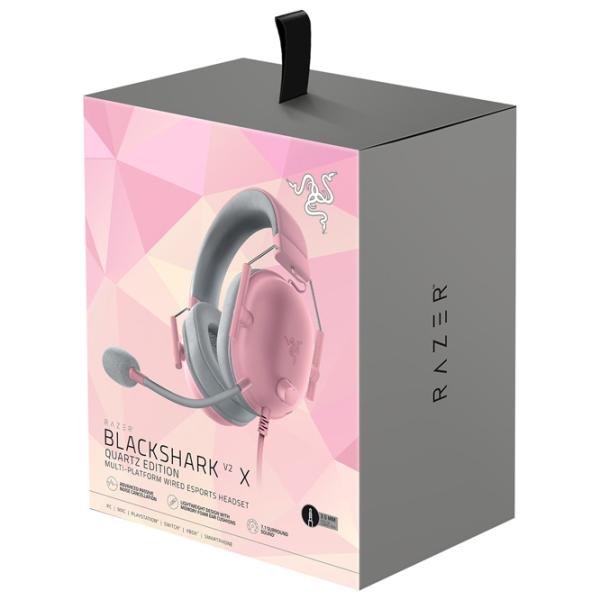 Căști Razer BlackShark V2 X Pink Cu fir/ Gaming photo 5