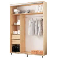 Dulap cupe Mobildor-Lux ARON S 1800 desen 3025 180 x 60 x 220 / PAL / Stejar Sonoma photo 2