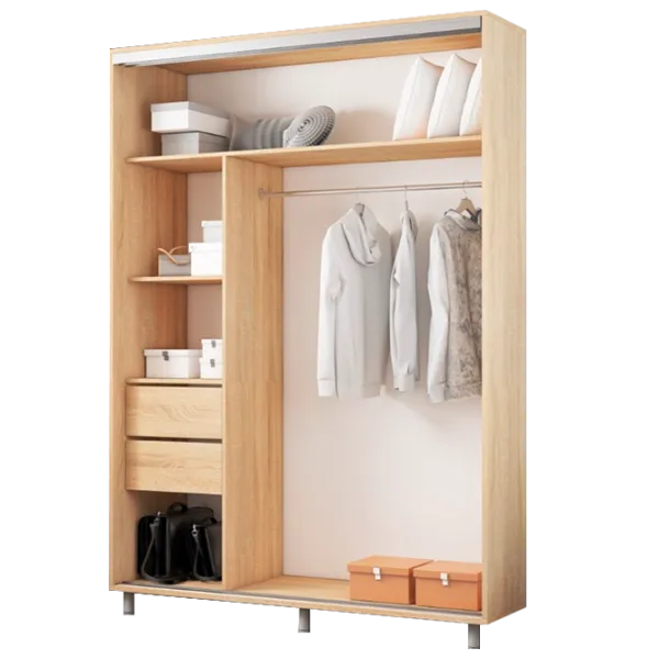 Dulap cupe Mobildor-Lux ARON S 1900 desen 3025 190 x 60 x 220 / PAL / Stejar Sonoma photo 2 Dulap cupe Mobildor-Lux ARON S 1900 desen 3025 190 x 60 x 220 / PAL / Stejar Sonoma photo 2