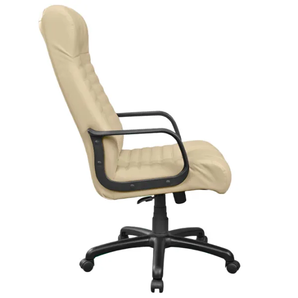 Fotoliu de birou DecoPrim Atlantis ECO Piele/ Beige photo 3 Fotoliu de birou DecoPrim Atlantis ECO Piele/ Beige photo 3