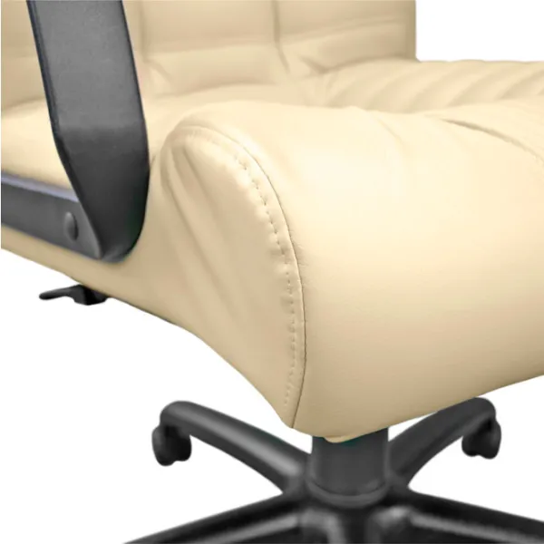 Fotoliu de birou DecoPrim Atlantis ECO Piele/ Beige photo 5 Fotoliu de birou DecoPrim Atlantis ECO Piele/ Beige photo 5