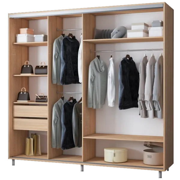 Шкаф cupe Mobildor-Lux ARON 2000 3025 200 x 60см x 220 / LPAL / Дуб Сонома photo 2 Шкаф cupe Mobildor-Lux ARON 2000 3025 200 x 60см x 220 / LPAL / Дуб Сонома photo 2