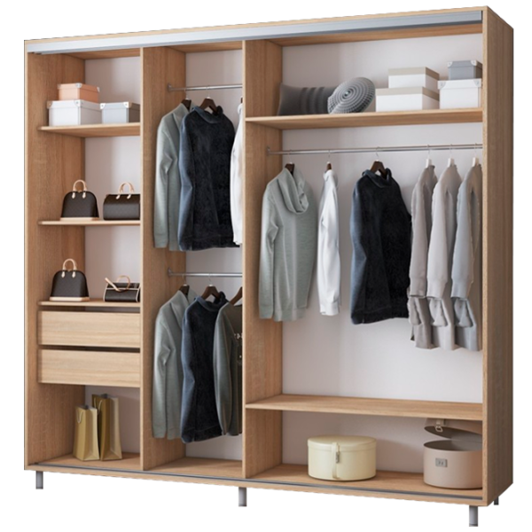 Шкаф cupe Mobildor-Lux ARON 2000 3025 200 x 60см x 220 / LPAL / Дуб Сонома photo 2 Шкаф cupe Mobildor-Lux ARON 2000 3025 200 x 60см x 220 / LPAL / Дуб Сонома photo 2