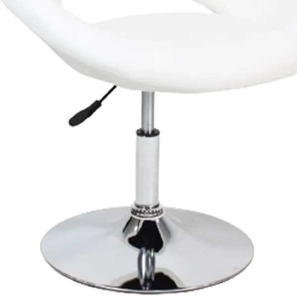 Scaun de bar Deco SB-81 Piele eco/ Oțel/ White photo 3 Scaun de bar Deco SB-81 Piele eco/ Oțel/ White photo 3