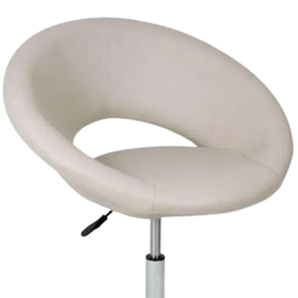 Scaun de bar Deco SB-81 Piele eco/ Oțel/ Beige photo 2
