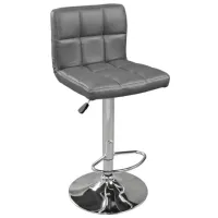 Барный стул Deco SB-043 Экокожа/ Металл/ Light Grey photo 2