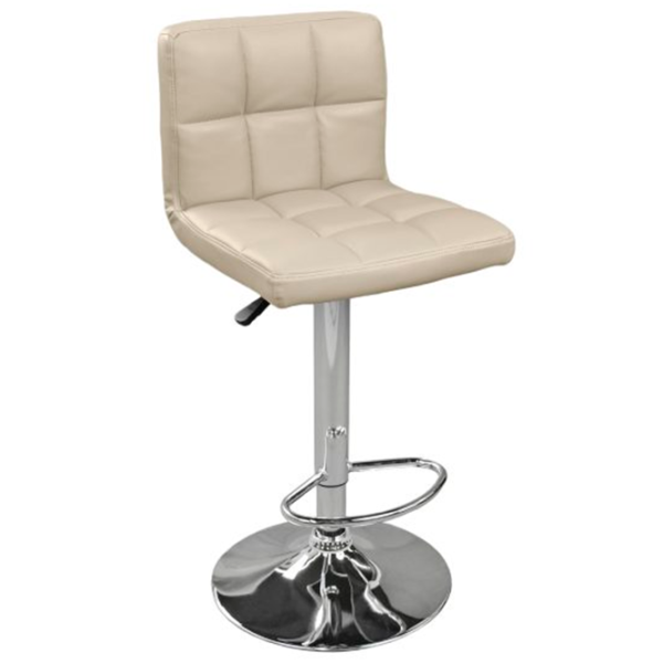 Scaun de bar Deco SB-043 Piele eco/ Metal/ Cappuccino photo 2 Scaun de bar Deco SB-043 Piele eco/ Metal/ Cappuccino photo 2