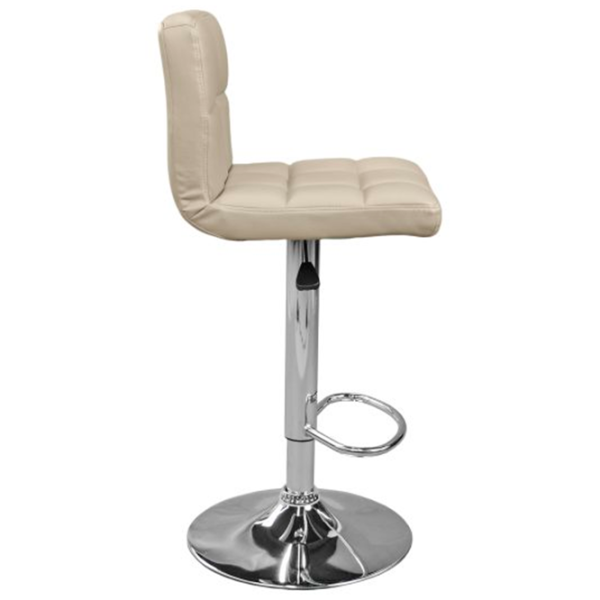 Scaun de bar Deco SB-043 Piele eco/ Metal/ Cappuccino photo 3 Scaun de bar Deco SB-043 Piele eco/ Metal/ Cappuccino photo 3