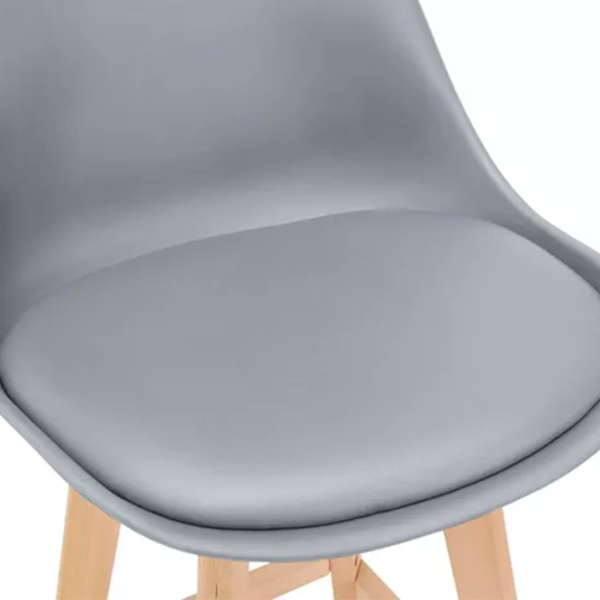 Барный стул Deco Jerry Пластик/ Дерево/ Grey photo 3