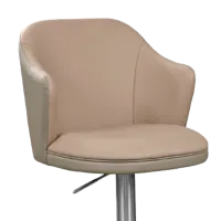 Барный стул Deco C118A-55 Экокожа/ Металл/ Light Grey photo 2