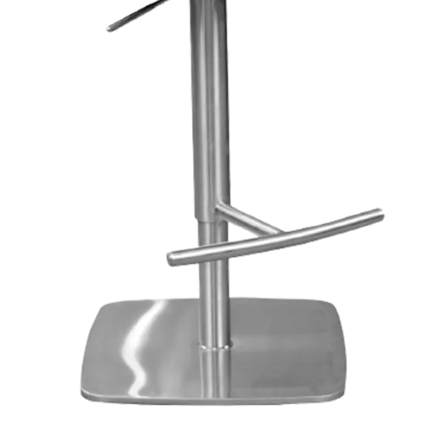 Scaun de bar Deco C118A-55 Piele eco/ Metal/ Light Grey photo 3