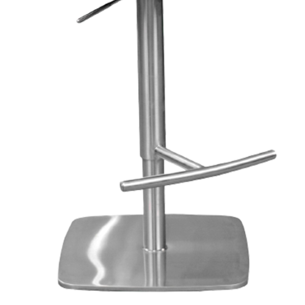 Scaun de bar Deco C118A-55 Piele eco/ Metal/ Light Grey photo 3