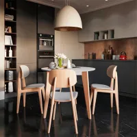 Masă de bucătărie extensibilă DecoPrim Mars PAL/ Gray photo 4
