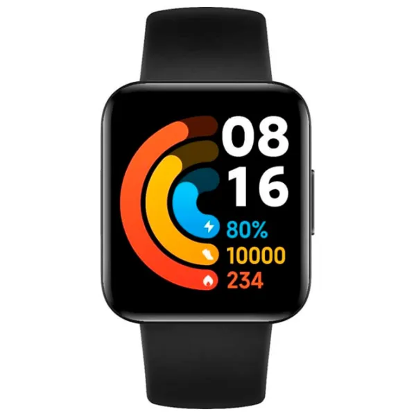 Ceas inteligent Xiaomi Poco Watch 1.6"/ 40mm/ Black - Black/ BHR5725GL photo 3