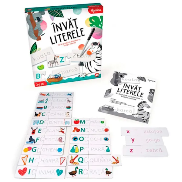 Настольная игра Agerino Invat Literele 3+/ Развитие photo 2