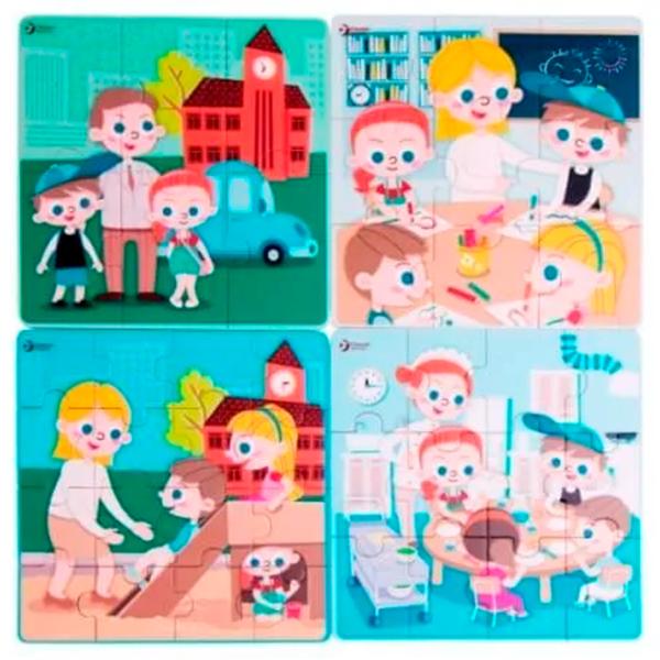 Joc de masă Classic World School Day Puzzle 2+/ Dezvoltare photo 2