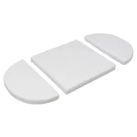Saltea pentru copii Polini Kids Vise Magice Feather (0002141-2) 125 x 75 cm/ White photo 2