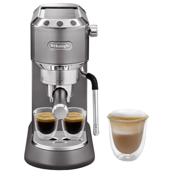 Cafetieră DeLonghi EC885.GY Manual (cu cupă)/ 1.1 l/ Inox photo 2