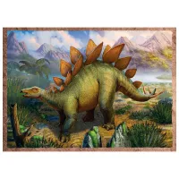 Puzzle 2D Trefl 4in1 Interesting Dinosaurs 4+/ Numărul de piese: 207 photo 2