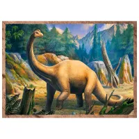 Puzzle 2D Trefl 4in1 Interesting Dinosaurs 4+/ Numărul de piese: 207 photo 4
