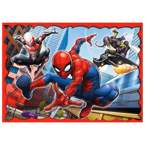 Puzzle 2D Trefl 4in1 The Heroic Spiderman 4+/ Numărul de piese: 207 photo 4