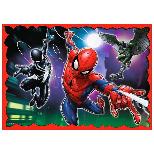Puzzle 2D Trefl 4in1 The Heroic Spiderman 4+/ Numărul de piese: 207 photo 6