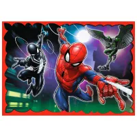 Puzzle 2D Trefl 4in1 The Heroic Spiderman 4+/ Numărul de piese: 207 photo 5