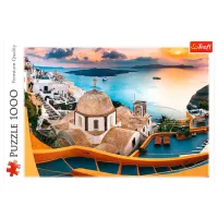 Puzzle 2D Trefl Fairytale Santorini 14+/ Numărul de piese: 1000 photo 2