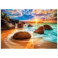 Puzzle 2D Trefl Samudra Beach 14+/ Numărul de piese: 1000 photo 3