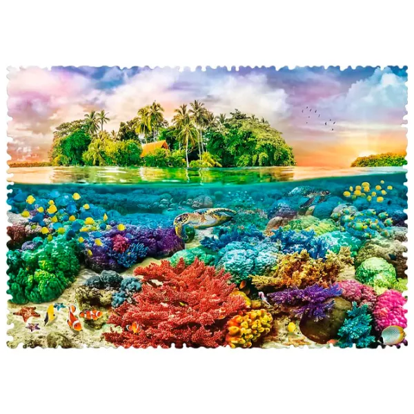Пазл 2D Trefl Tropical island 10+/ Количество деталей: 600 photo 3 Пазл 2D Trefl Tropical island 10+/ Количество деталей: 600 photo 3