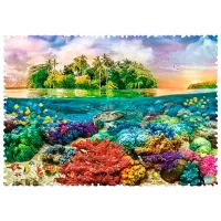 Puzzle 2D Trefl Tropical island 10+/ Numărul de piese: 600 photo 3