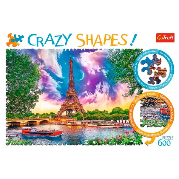 Пазл 2D Trefl Sky over Paris 10+/ Количество деталей: 600 photo 2 Пазл 2D Trefl Sky over Paris 10+/ Количество деталей: 600 photo 2