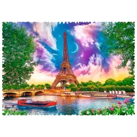 Puzzle 2D Trefl Sky over Paris 10+/ Numărul de piese: 600 photo 3