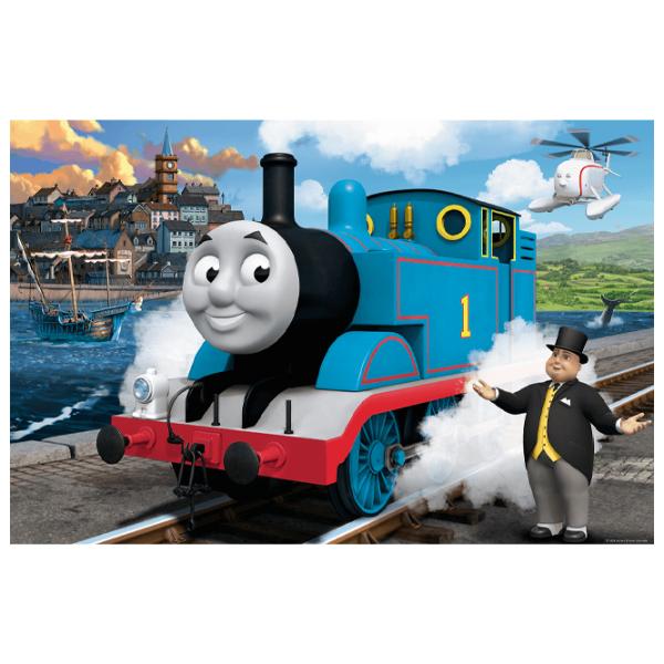 Puzzle 2D Trefl Maxi - Happy Thomas Day 3+/ Numărul de piese: 24 photo 2