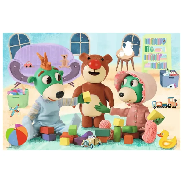 Пазл 2D Trefl Maxi - Good night, Trefliks for the night 3+/ Количество деталей: 24 photo 2