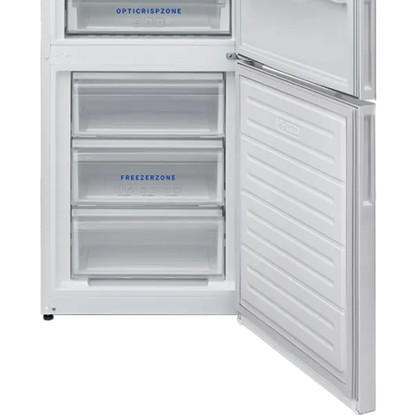 Frigider Daewoo FKM367FWR1RS cu congelator jos 367 l / 201 cm / White photo 5