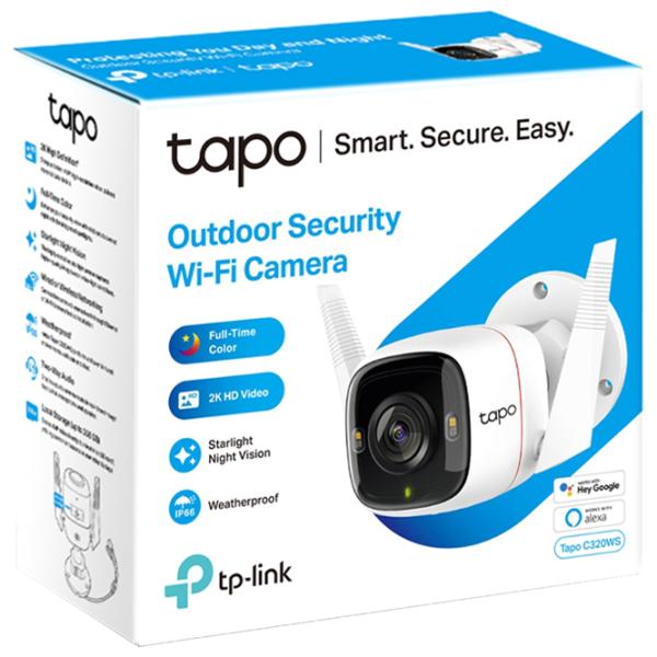 Камера видеонаблюдения TP-Link Tapo C320WS Беспроводные/ Белый photo 3 Камера видеонаблюдения TP-Link Tapo C320WS Беспроводные/ Белый photo 3