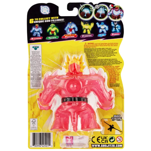 Фигурки Goojitzu Glow Shifters Blazagon Hero Pack 4+/ Розовый photo 3