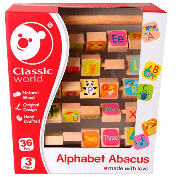 Joc de masă Classic World Alphabet Abacus 3+/ Dezvoltare photo 2