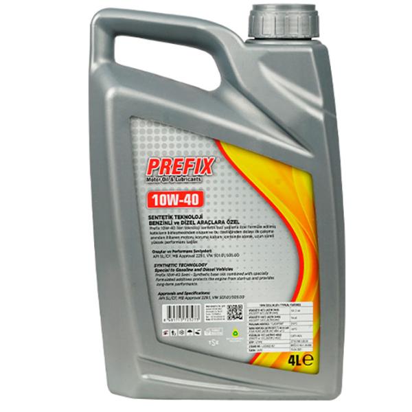 Моторное масло Prefix 10W-40 Syntetic Gasoline&Diesel 10W-40 1 л синтетическое photo 2