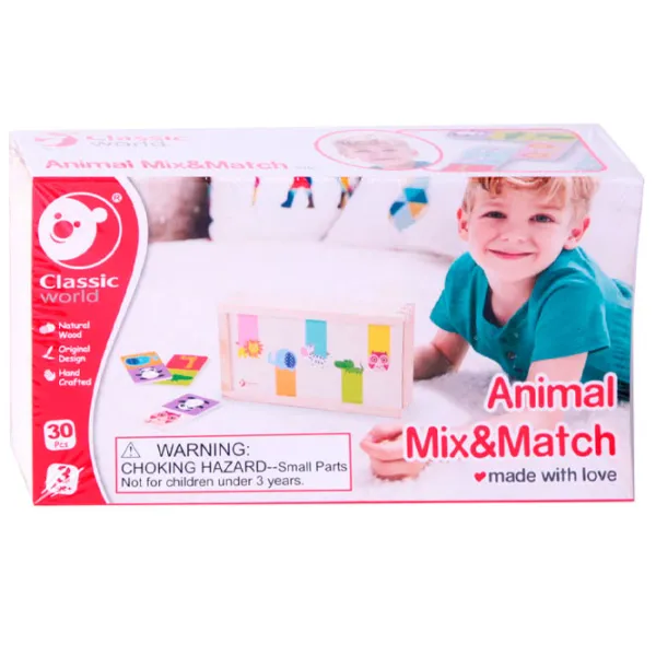 Joc de masă Classic World Animal Mix & Match 3+/ Dezvoltare photo 2